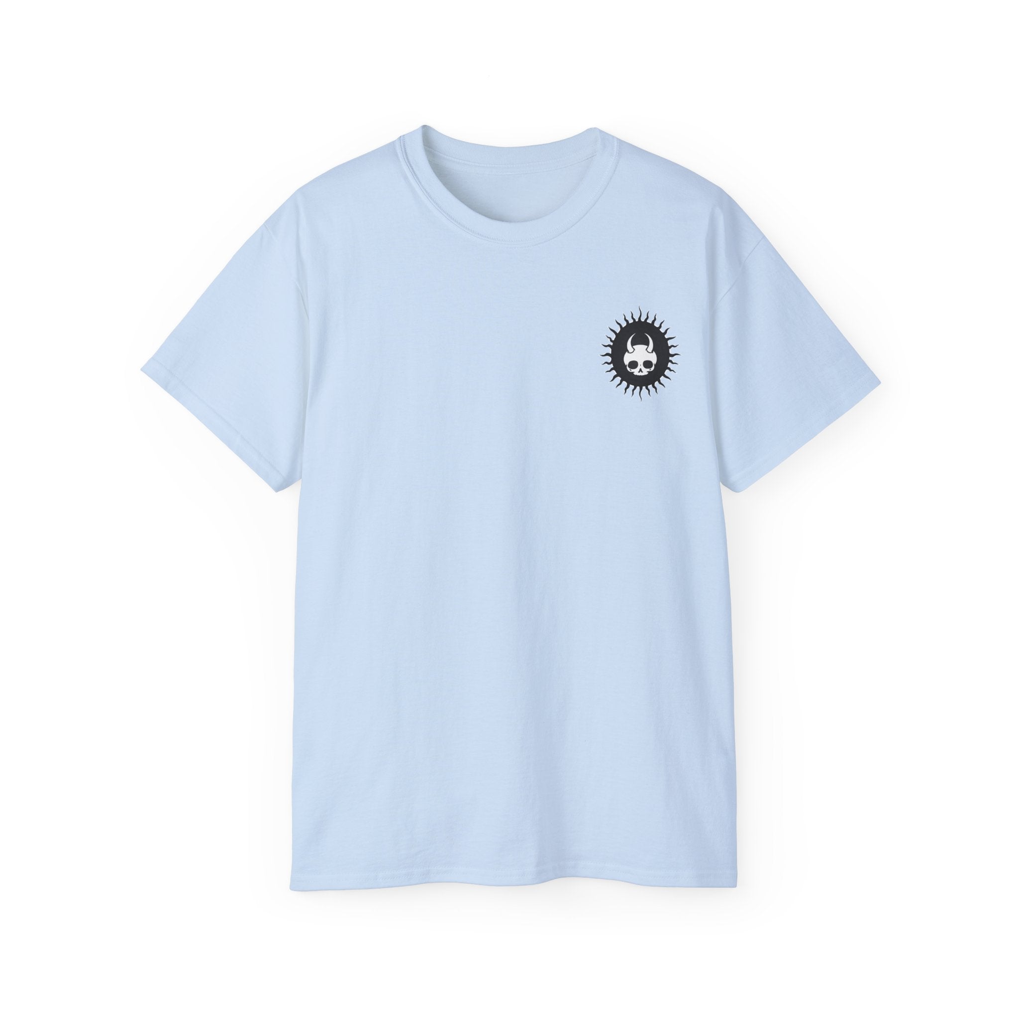 Reverse Exorcism - Unisex Cotton Tee (Back) - Damned Threads